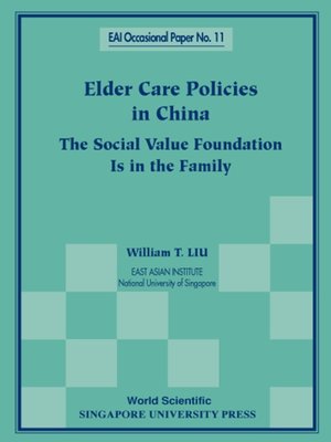 cover image of Elder Care Policies In China